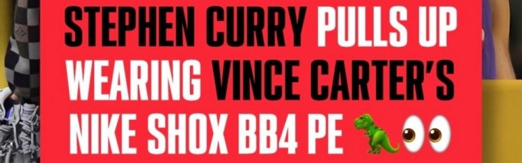 GA黄金甲平台-库里穿卡特球鞋致敬前辈！卡特：我看到你了 斯蒂芬！